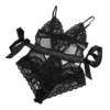 Lencería sexy con encaje negro - Image 5